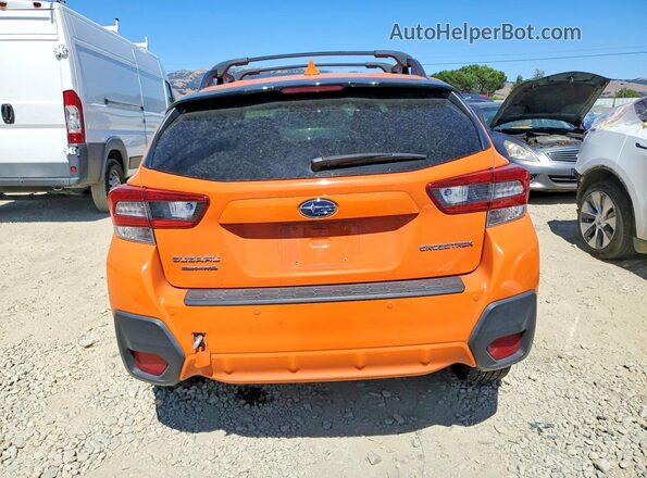 JF2GTAMC7LH229234 2020 SUBARU CROSSTREK Оранжевый Вид сзади