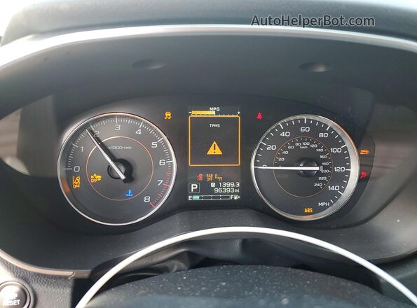 JF2GTAMC8K8259406 2019 SUBARU CROSSTREK Серебряный Вид щитка приборов