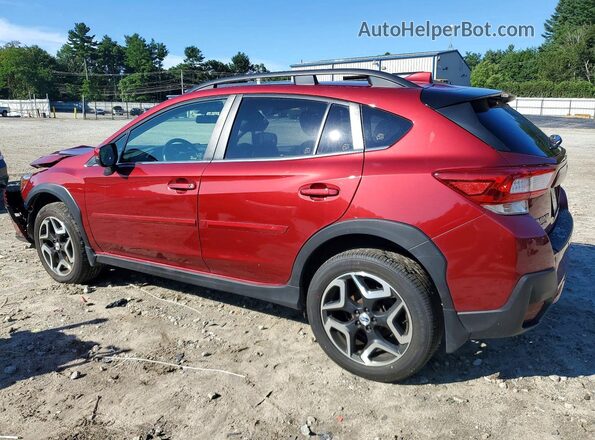 JF2GTAMCXJH316722 2018 SUBARU CROSSTREK Red Հետևի ձախ