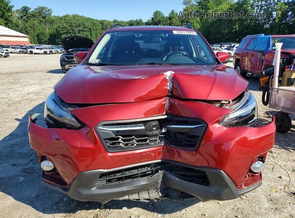 JF2GTAMCXJH316722 2018 SUBARU CROSSTREK Red Դիմացի տեսք