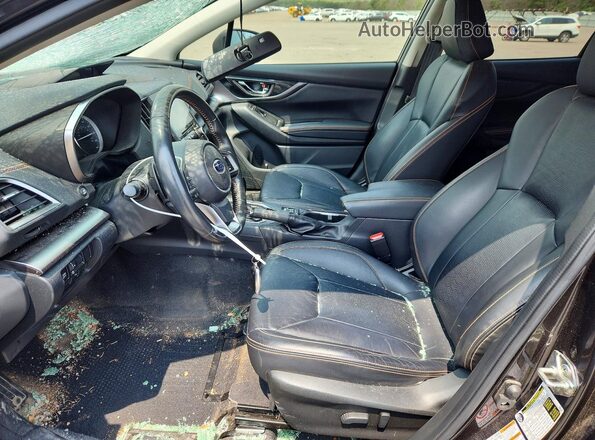 JF2GTAMCXK8237939 2019 SUBARU CROSSTREK Black Вид салону спереду