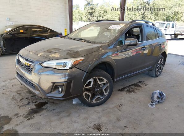 JF2GTAMCXL8234976 2020 SUBARU CROSSTREK Blue წინა მარცხენა ხედი სამი მეოთხედიდან
