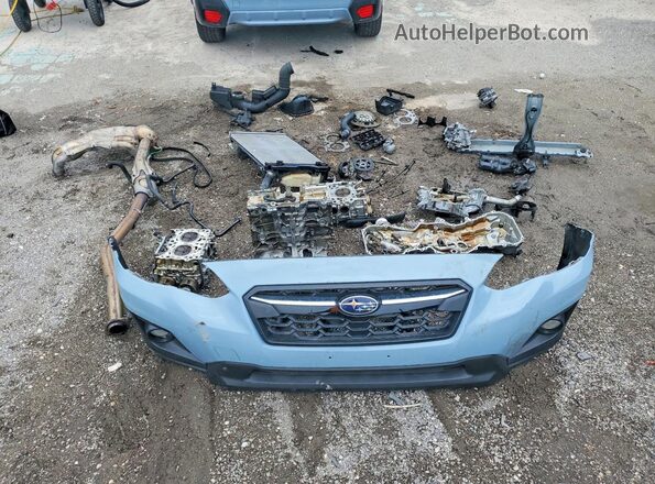 JF2GTANC1KH324451 2019 SUBARU CROSSTREK Gray Շարժիչի բաժամունքի տեսք