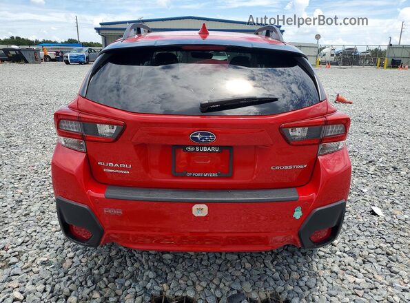 JF2GTANC1L8237148 2020 SUBARU CROSSTREK Red Rear view