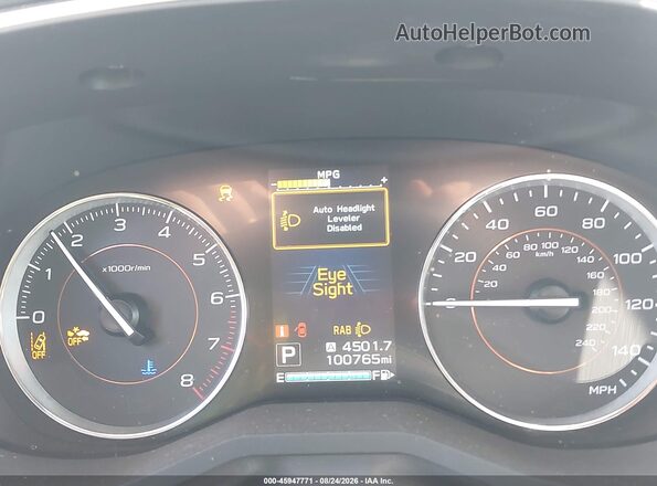 JF2GTANC2K8358172 2019 SUBARU CROSSTREK Белый Вид задних сидений