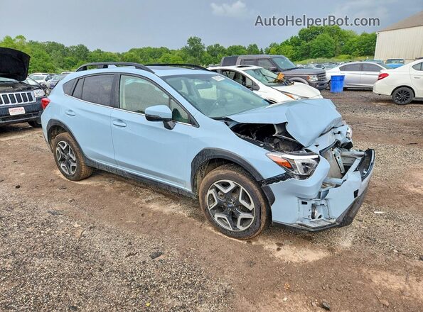 JF2GTANC2LH277612 2020 SUBARU CROSSTREK Blue Передня права чверть