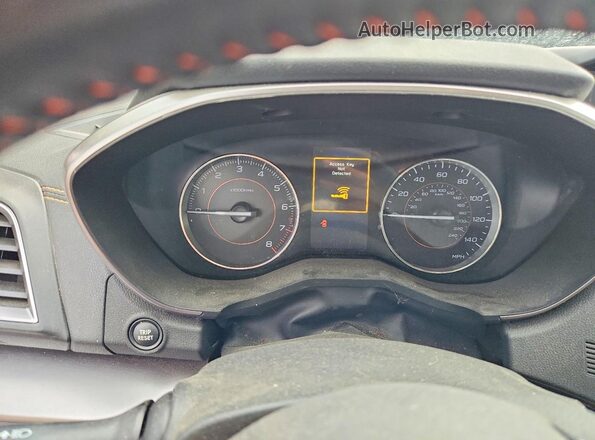 JF2GTANC2LH277612 2020 SUBARU CROSSTREK Blue Вид щитка приладів