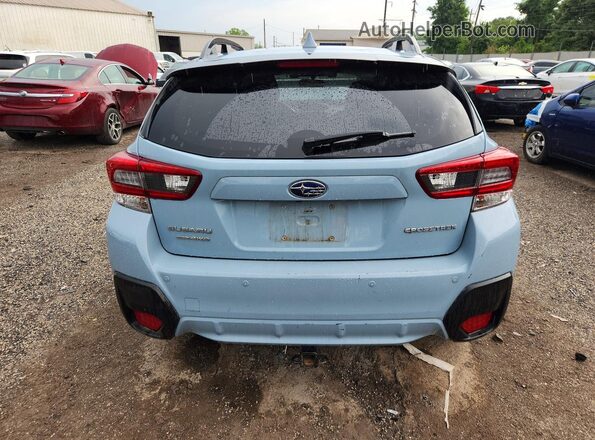 JF2GTANC2LH277612 2020 SUBARU CROSSTREK Blue Вид ззаду