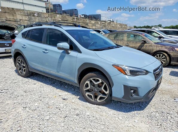 JF2GTANC3K8317355 2019 SUBARU CROSSTREK Синий Передняя правая четверть