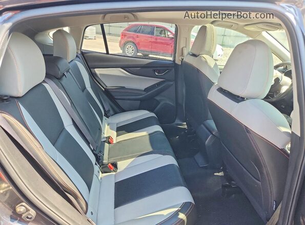 JF2GTANC4K8396678 2019 SUBARU CROSSTREK Black უკანა სალონის ხედი