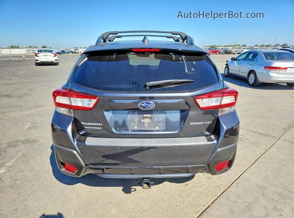 JF2GTANC4KH220505 2019 SUBARU CROSSTREK Black უკანა ხედი