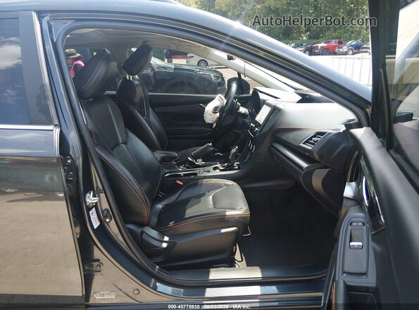 JF2GTANC4KH227082 2019 SUBARU CROSSTREK Серый Вид салона спереди