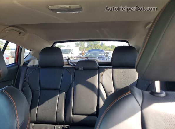 JF2GTANC5KH317728 2019 SUBARU CROSSTREK Темно-бордовый Вид задних сидений