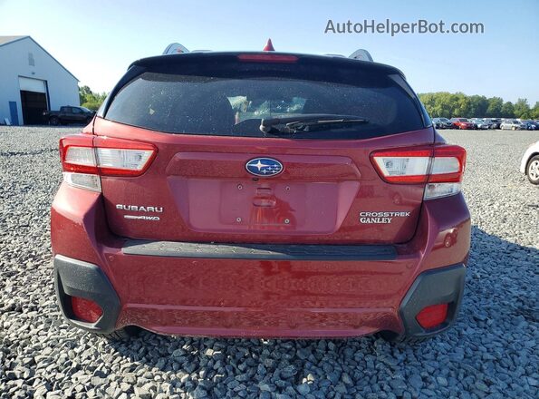 JF2GTANC5KH317728 2019 SUBARU CROSSTREK Темно-бордовый Вид сзади