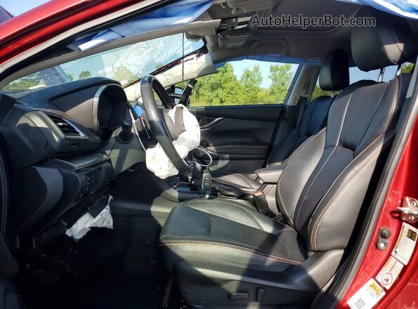 JF2GTANC5KH317728 2019 SUBARU CROSSTREK Темно-бордовый Вид салона спереди