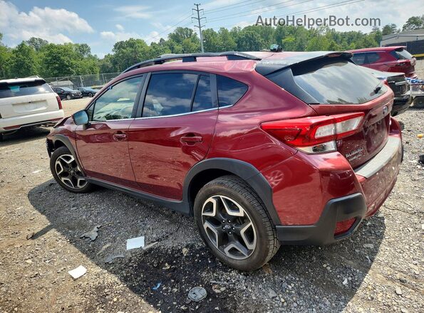 JF2GTANC6K8300405 2019 SUBARU CROSSTREK Burgundy უკანა მარცხენა