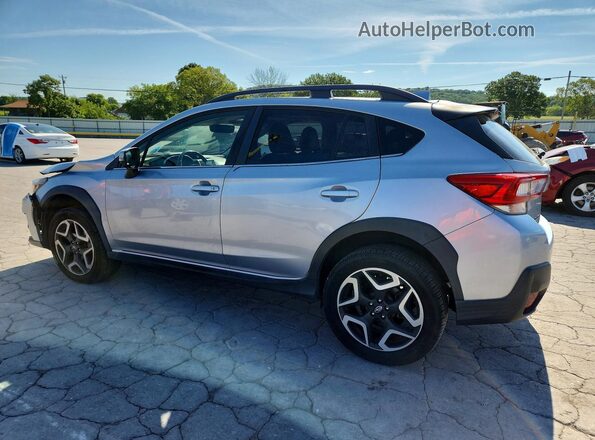 JF2GTANC6KH337566 2019 SUBARU CROSSTREK Silver Հետևի ձախ