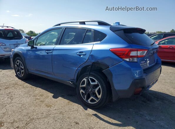 JF2GTANC7KH223074 2019 SUBARU CROSSTREK Blue Հետևի ձախ