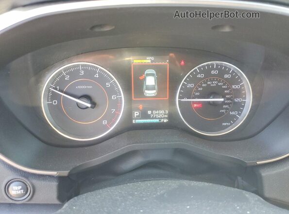 JF2GTANC7KH223074 2019 SUBARU CROSSTREK Blue Սարքավորումների վահանակի տեսք