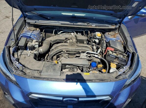 JF2GTANC7KH223074 2019 SUBARU CROSSTREK Blue Սալոնի հետևի տեսք