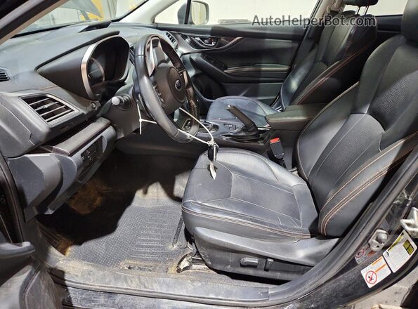 JF2GTANC8K8262854 2019 SUBARU CROSSTREK Black Vista interior delantera