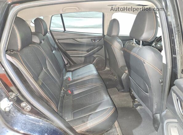 JF2GTANC8K8262854 2019 SUBARU CROSSTREK Black Vista de los asientos traseros