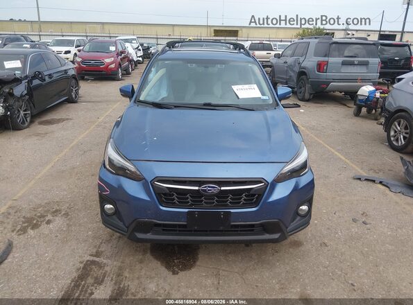 JF2GTANC8K8332644 2019 SUBARU CROSSTREK Blue ხელსაწყოთა პანელის ხედი