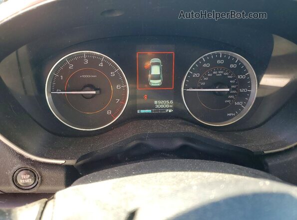 JF2GTANC9L8271032 2020 SUBARU CROSSTREK Синий Вид щитка приборов