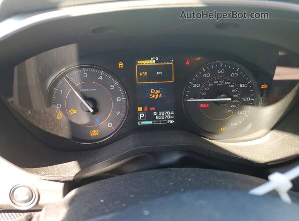 JF2GTAPC0MH230206 2021 SUBARU CROSSTREK Серый Вид щитка приборов