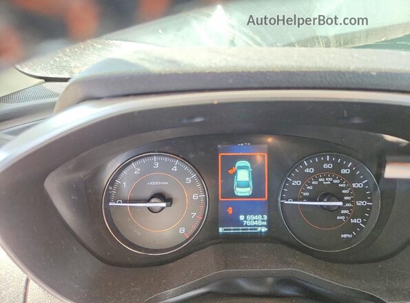 JF2GTAPC0P8216794 2023 SUBARU CROSSTREK Blue Vista del cuadro de instrumentos