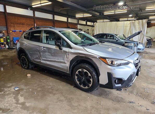 JF2GTAPC1M8328614 2021 SUBARU CROSSTREK Silver წინა მარჯვენა