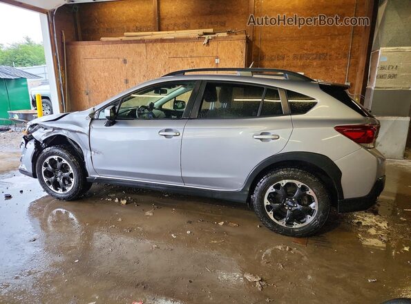 JF2GTAPC1M8328614 2021 SUBARU CROSSTREK Silver უკანა მარცხენა