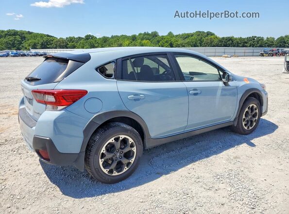 JF2GTAPC1MH361516 2021 SUBARU CROSSTREK Blue Trasero derecho