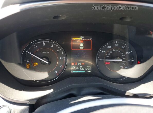 JF2GTAPC1MH361516 2021 SUBARU CROSSTREK Blue Vista del cuadro de instrumentos