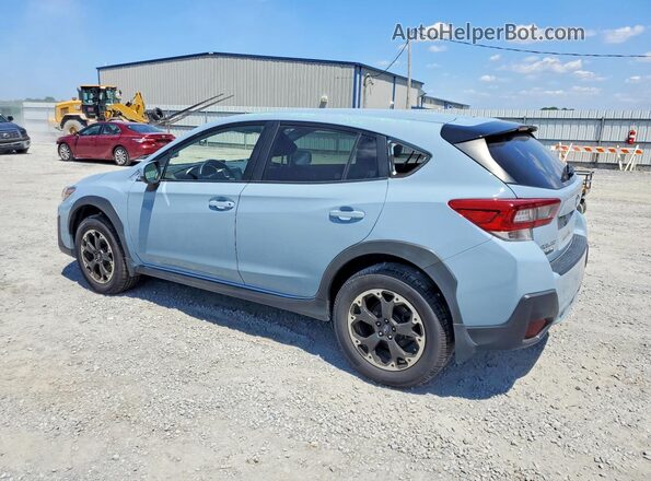 JF2GTAPC1MH361516 2021 SUBARU CROSSTREK Blue Trasero izquierdo