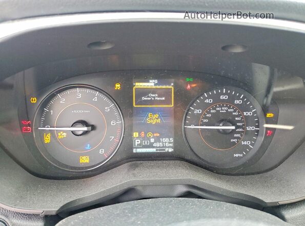 JF2GTAPC1PH250825 2023 SUBARU CROSSTREK Black Սարքավորումների վահանակի տեսք