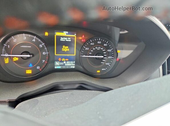 JF2GTAPC2P8269643 2023 SUBARU CROSSTREK Gray ხელსაწყოთა პანელის ხედი