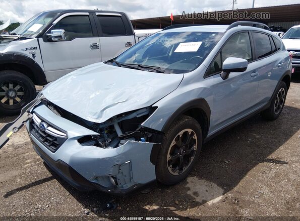 JF2GTAPC3M8205512 2021 SUBARU CROSSTREK Blue Передня ліва чверть