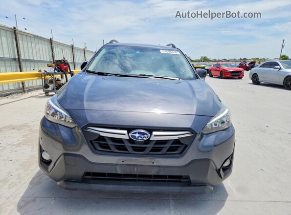 JF2GTAPC3M8227266 2021 SUBARU CROSSTREK Gray Vista frontal