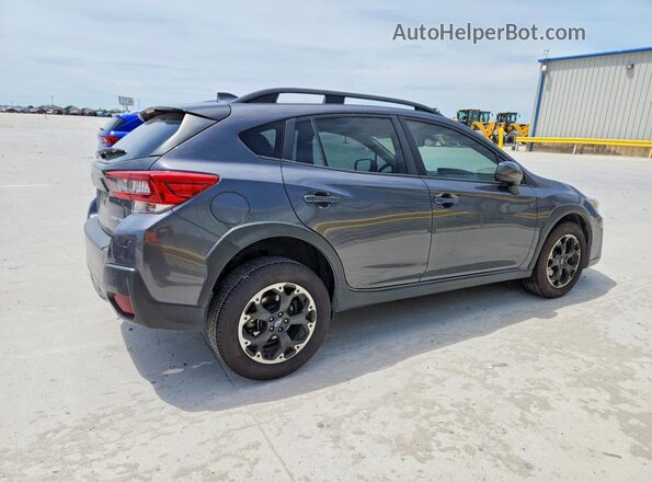 JF2GTAPC3M8227266 2021 SUBARU CROSSTREK Gray Trasero derecho
