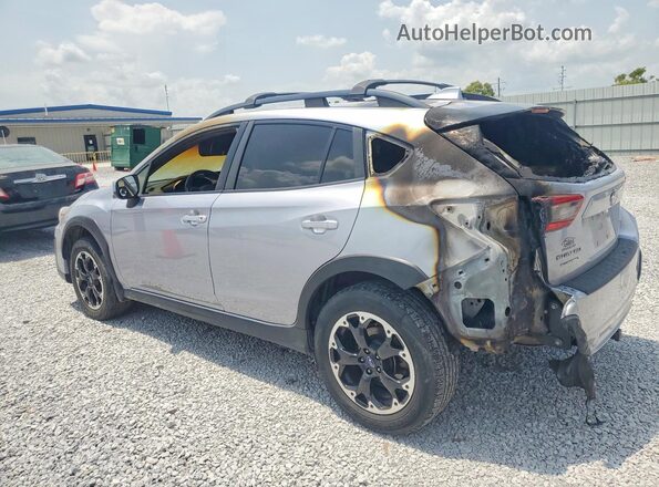 JF2GTAPC4M8334536 2021 SUBARU CROSSTREK Silver Tył lewy