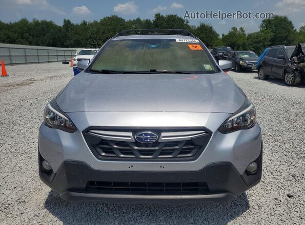 JF2GTAPC4M8334536 2021 SUBARU CROSSTREK Silver Widok z przodu