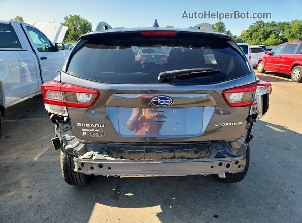 JF2GTAPC6L8203820 2020 SUBARU CROSSTREK Gray Հետևի տեսք