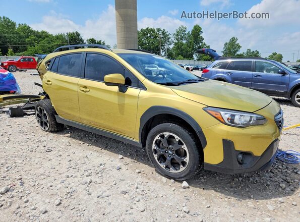 JF2GTAPC6MH224779 2021 SUBARU CROSSTREK Золотой Передняя правая четверть