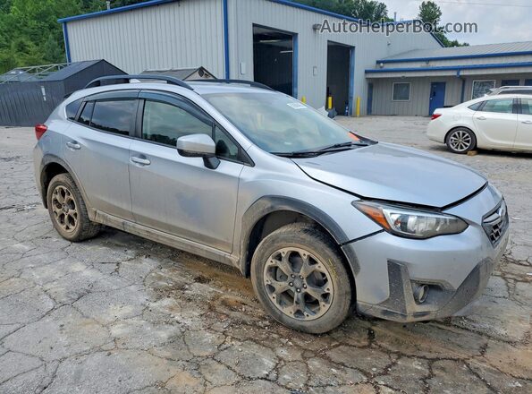 JF2GTAPC7M8202533 2021 SUBARU CROSSTREK Silver Передня права чверть