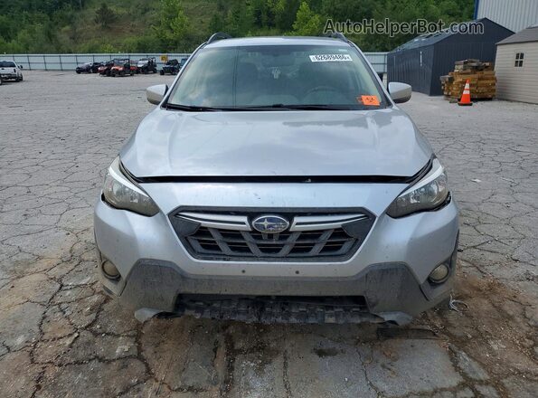 JF2GTAPC7M8202533 2021 SUBARU CROSSTREK Silver Вид спереду