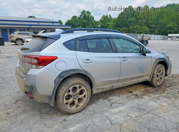 JF2GTAPC7M8202533 2021 SUBARU CROSSTREK Silver Задня права чверть