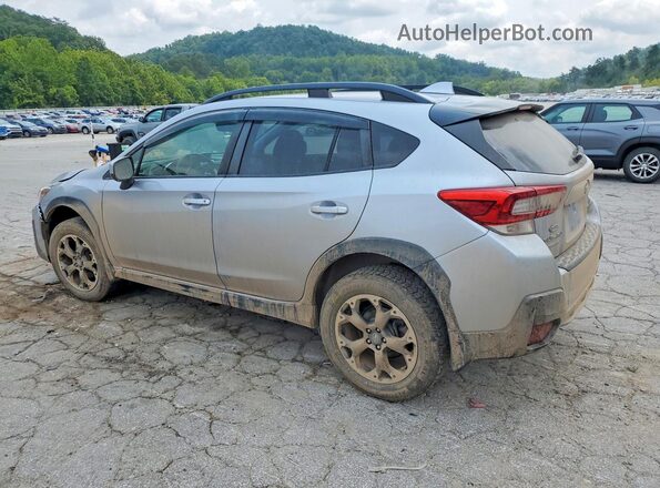 JF2GTAPC7M8202533 2021 SUBARU CROSSTREK Silver Задня ліва чверть