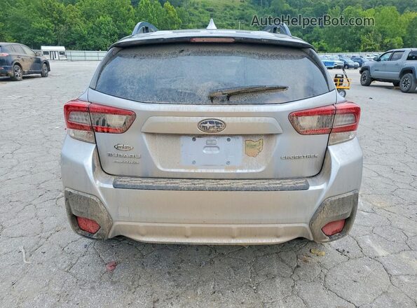 JF2GTAPC7M8202533 2021 SUBARU CROSSTREK Silver Вид ззаду