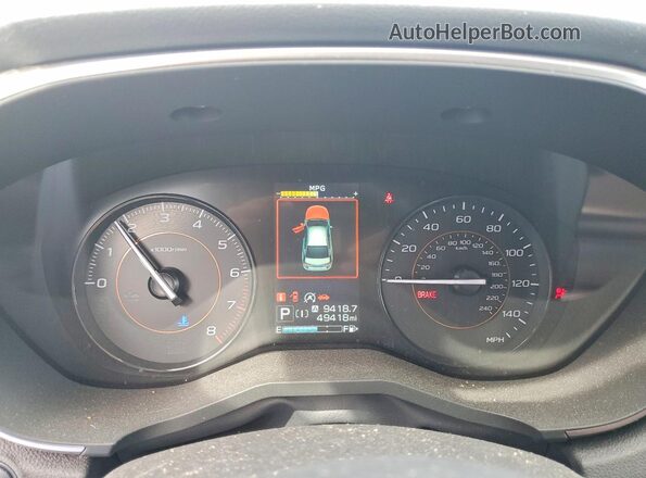 JF2GTAPC7PH255107 2023 SUBARU CROSSTREK White Vista del cuadro de instrumentos